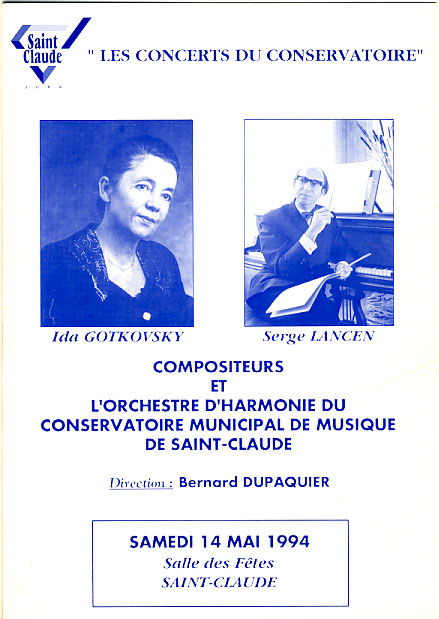Or et Lumière, Danses Rituelles le samedi 14 Mai 1994 - Saint-Claude
